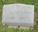  Charlotte A “Lottie” <I>Schleicher</I> Cotton