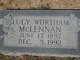  Lucy <I>Wortham</I> McLennan
