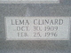  Lema Evans <I>Clinard</I> Cridlebaugh
