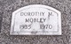  Dorothy May <I>Biggs</I> Mobley