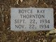  Boyce Ray Thornton