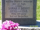  Sarah Demandy “Sallie” <I>Carden</I> Berry