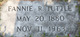  Mary Frances “Fannie” <I>Rutledge</I> Tuttle