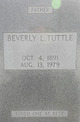  Beverly Lee Tuttle