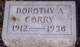  Dorothy A. Corry