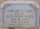  Margaret Elizabeth <I>Saine</I> Black