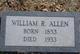 Profile photo:  William Rufus Allen