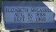  Elizabeth “Eliza” <I>Loftis</I> McCaskill