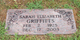  Sarah Elizabeth <I>Connatser</I> Griffitts