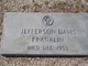  Jefferson Davis Franklin