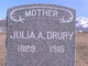  Julia Ann <I>Zimmerman</I> Drury