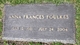  Anna Frances <I>Schnee</I> Foulkes