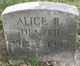  Alice Ruth Denzer