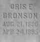  Oris E Bronson