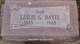 Leslie G. Davis