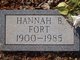  Hannah B. Fort