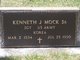Sgt Kenneth James Mock