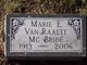  Marie E. <I>Van Raalte</I> McBride