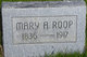  Mary Amanda <I>Reed</I> Roop
