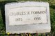  Charles Robert Forman