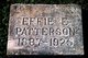  Effie Edna <I>Davidson</I> Patterson