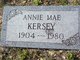  Annie Mae Kersey