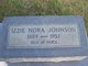  Izzie Nora <I>Johnson</I> Lundy