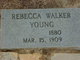  Rebecca <I>Walker</I> Young