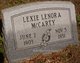  Lexie Lenora <I>Colvin</I> McCarty