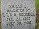  Sarah J Redsull