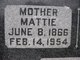  Martha “Mattie” <I>Morehead</I> Hazel