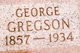  George Gregson
