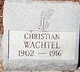  Christian Edmund Wachtel