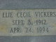  Elie Cecil Vickers Sr.