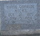  Minnie Gertrude Hicks