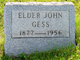  Elder John Gess