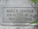  Mable Ruth <I>McGee</I> Chandler