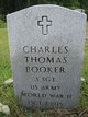 Sgt Charles Thomas Booker