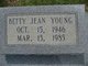  Betty Jean Young
