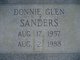  Donald Glen “Donnie” Sanders