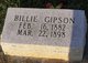  Billie Gipson