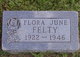  Flora June Felty