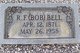  Robert F “Bob” Bell