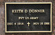  Keith D Donner