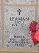  Mary E <I>Veitch</I> Leaman
