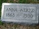  Anna <I>Hollinger</I> Wertz