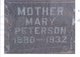  Mary <I>Anderson</I> Peterson