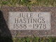  Julius Clarence Hastings