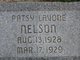  Patsy Lavone Nelson