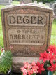  Harriett A. “Hattie” <I>Ritchie</I> Deger